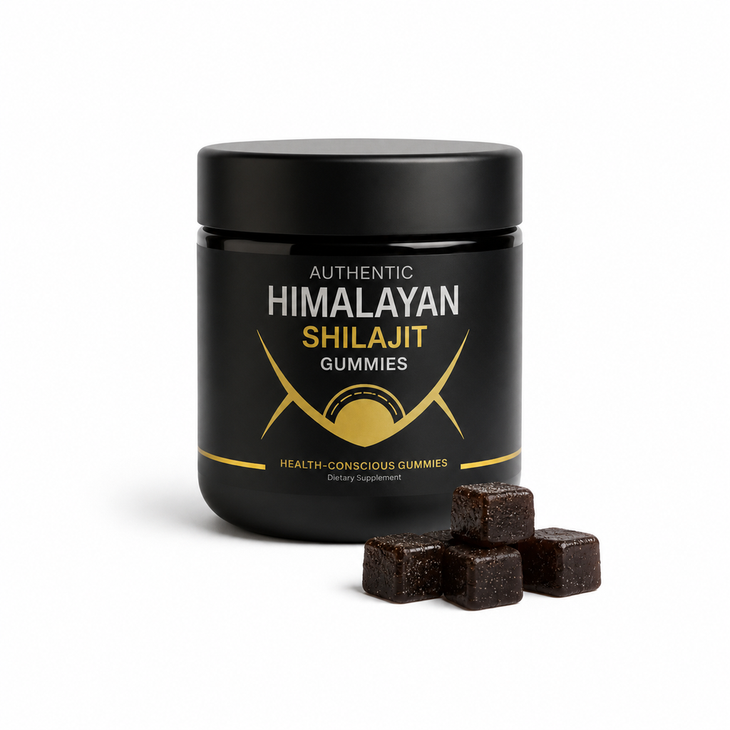 Gummies au Shilajit de l’Himalaya – Vitalité et bien-être quotidien Formule Premium